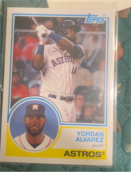 2021 Topps Archives #160 Yordan Alvarez — front