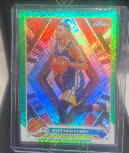 2023-24 Topps Chrome #30 Stephen Curry — front