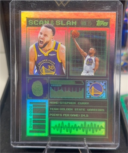 2025-26 Topps #SS-12 Stephen Curry Scan and Slam — front