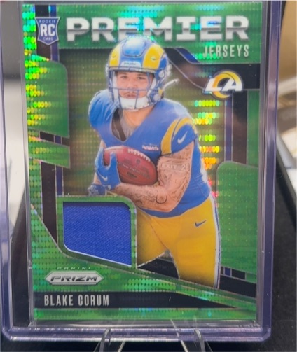 2024 Panini Prizm Premier Jerseys #PJ-BCM Blake Corum — front