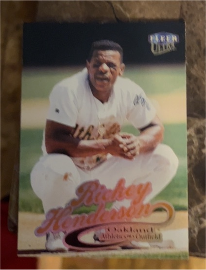 1999 Fleer Ultra #170 Rickey Henderson — front