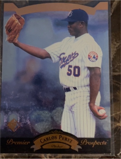 1995 Upper Deck SP Premier Prospects #19 Carlos Perez — front