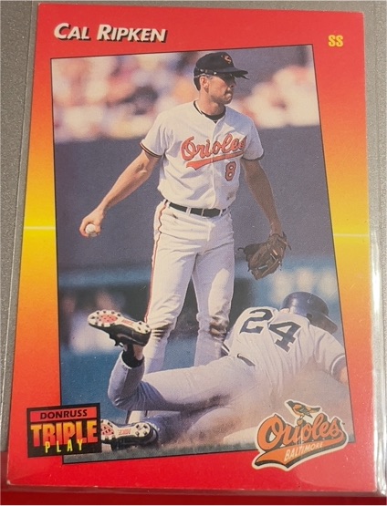 1992 Donruss Triple Play #199 Cal Ripken — front
