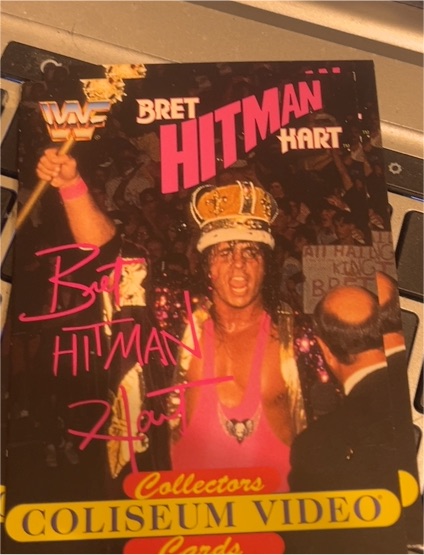 1990 Coliseum Video WWF Bret Hitman Hart — front