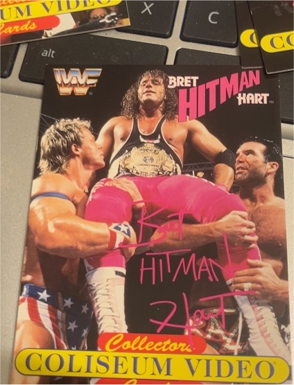 1990 Coliseum Video WWF Bret Hitman Hart — front
