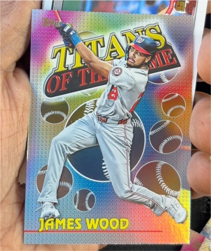 2026 Topps Series 1 Titans Of The Game #TOG-15 James Wood — front