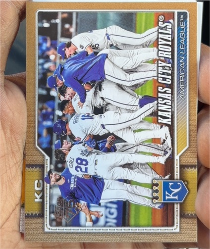 2026 Topps Series 1 #292 Kansas City Royals Team Card — front