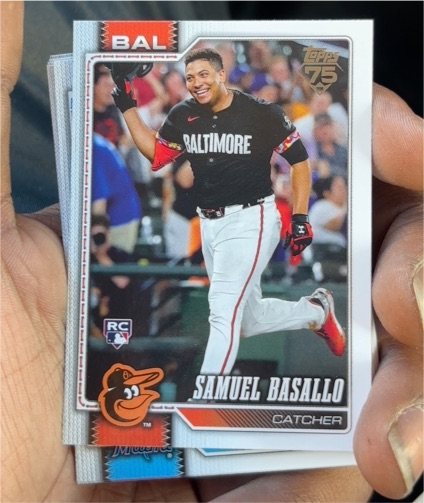 2026 Topps Series 1 #104 Samuel Basallo — front