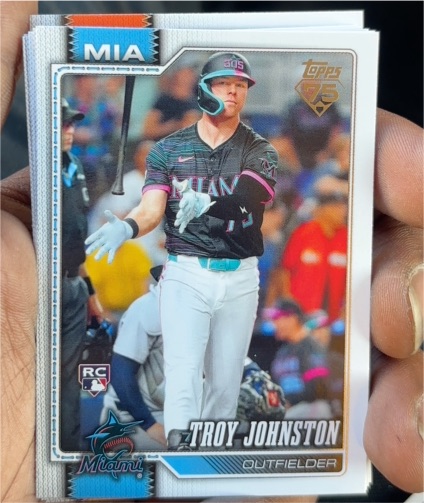 2026 Topps Series 1 #317 Troy Johnston — front