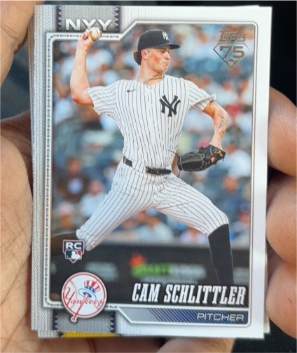 2026 Topps Series 1 #111 Cam Schlittler — front