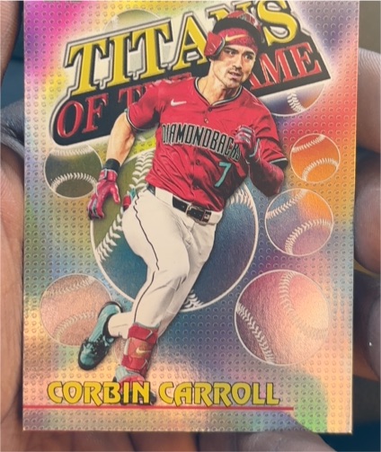 2026 Topps Series 1 Titans of the Game #TOG-6 Corbin Carroll — front