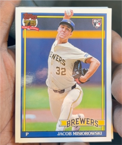 2026 Topps Series 1 #T91-74 Jacob Misiorowski — front