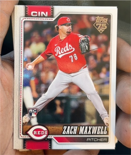 2026 Topps Series 1 #143 Zach Maxwell — front
