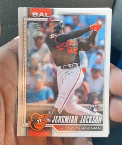 2026 Topps Series 1 #277 Jeremiah Jackson — front