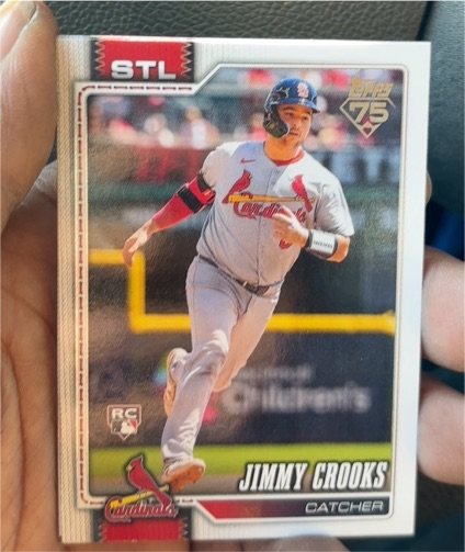 2026 Topps Series 1 #73 Jimmy Crooks — front