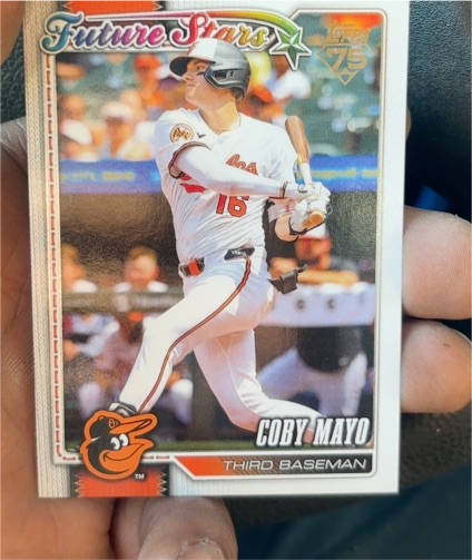 2026 Topps Series 1 #72 Coby Mayo — front