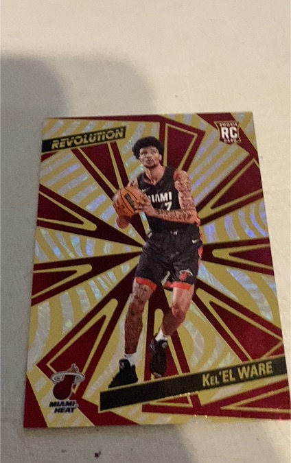 2024-25 Panini Revolution #102 Kel'el Ware Rookie Miami Heat — front