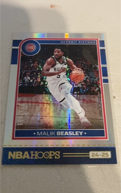 2024-25 Panini NBA Hoops #145 Malik Beasley — front