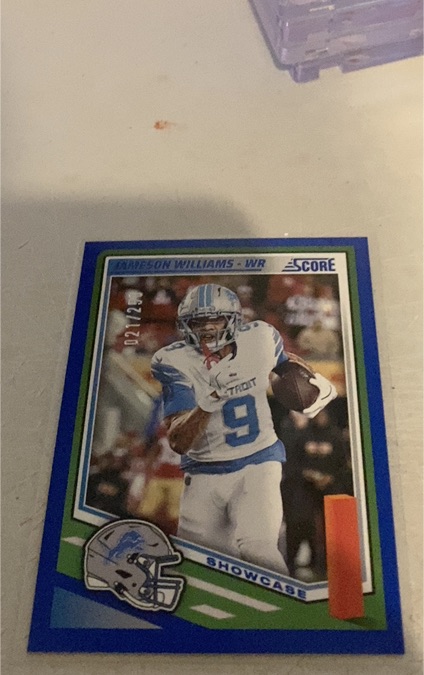 2025 Panini Score #134 Jameson Williams — front
