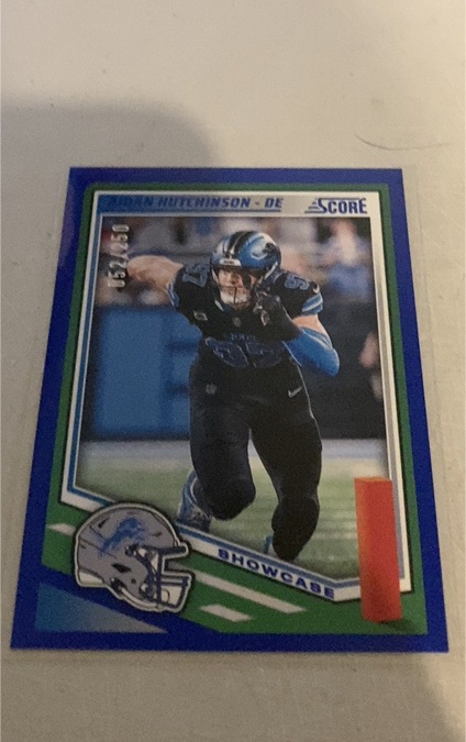 2025 Panini Score #41 Aidan Hutchinson — front