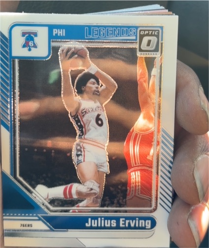 2024-25 Panini Donruss Optic #232 Julius Erving Legends — front