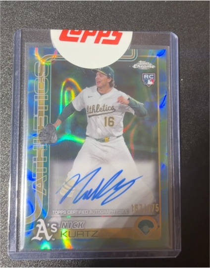 2025 Topps Chrome #16 Nick Kurtz — front
