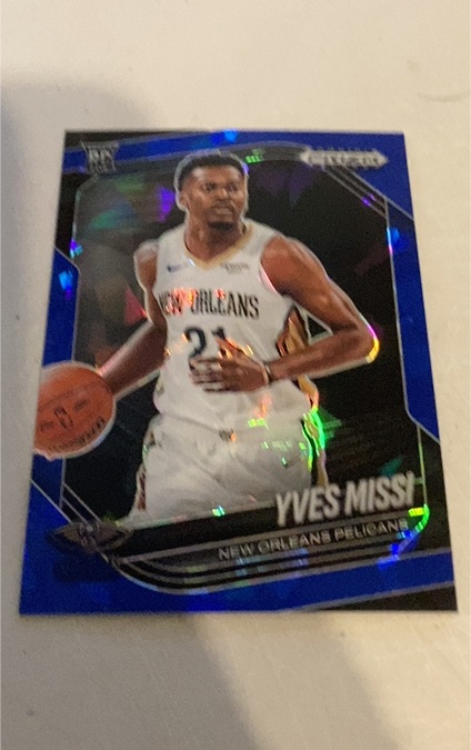 2024-25 Panini Prizm Black #3 Yves Missi — front