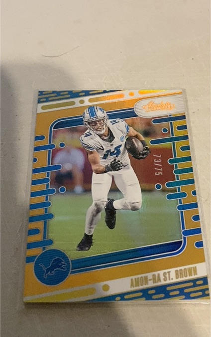 2024 Panini Absolute #33 Amon-Ra St. Brown — front
