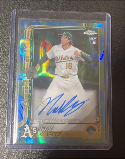 2025 Topps Chrome #RA-KU Nick Kurtz — front