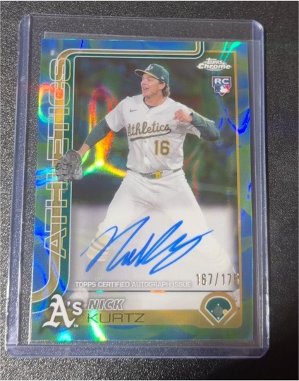 2025 Topps Chrome #RA-NU Nick Kurtz — front
