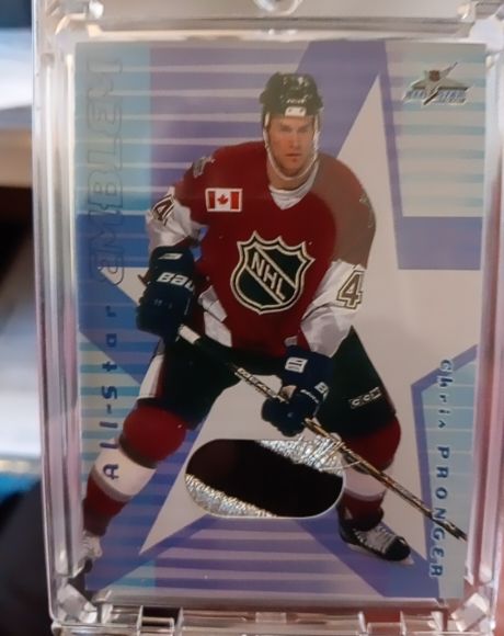 2001-02 BAP Memorabilia All-Star Emblems #ASE43 Chris Pronger — front