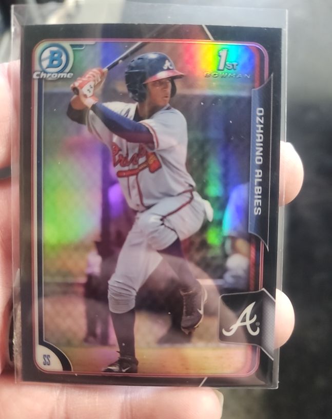 2015 Bowman Chrome Prospects #BCP71 Ozhaino Albies — front