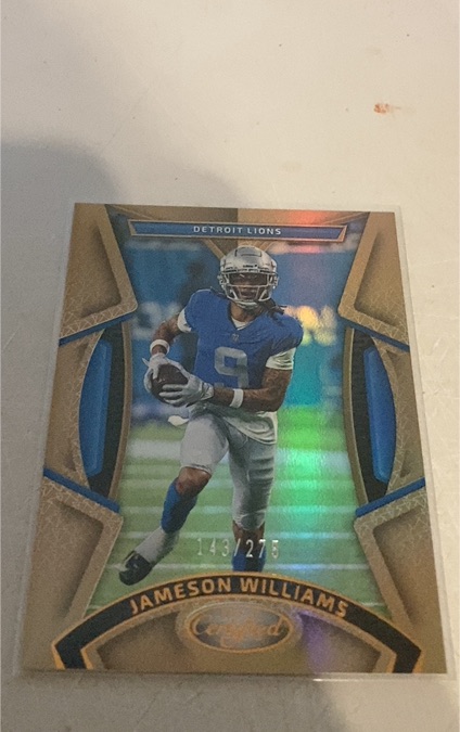 2023 Panini Certified #67 Jameson Williams — front