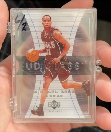 2003-04 Upper Deck UD Glass Michael Redd — front