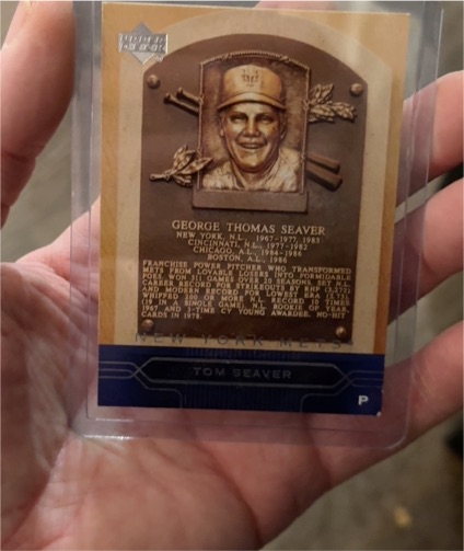 2005 Upper Deck Baseball Hall of Fame Plaques #SP-24 Tom Seaver — front