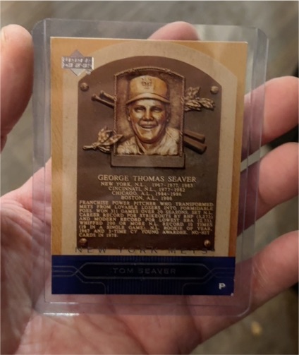 2005 Upper Deck Baseball Hall of Fame Plaques #SP-24 Tom Seaver — front