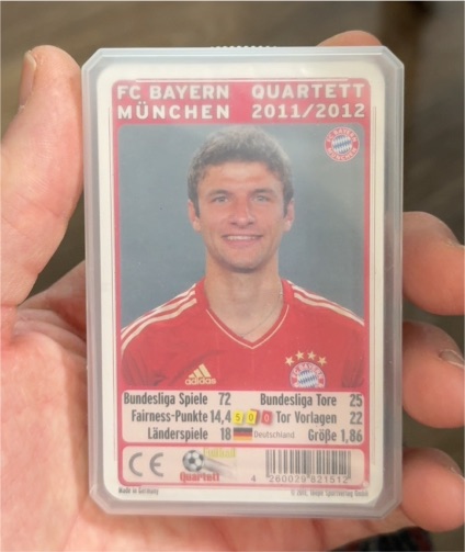 2011 FC Bayern München Quartett Thomas Müller — front