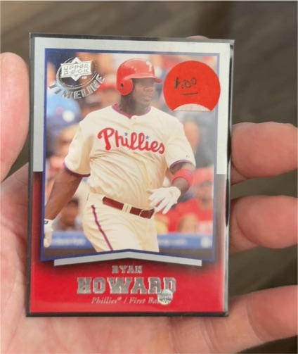 2008 Upper Deck Timeline #11 Ryan Howard — front