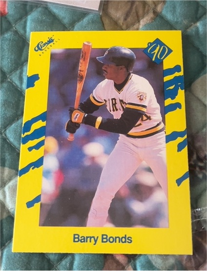 1990 Classic Yellow #T68 Barry Bonds — front
