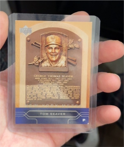 2005 Upper Deck Hall of Fame Plaques #24 Tom Seaver — front