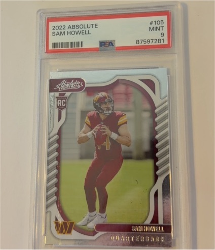 2022 Panini Absolute #105 Sam Howell — front