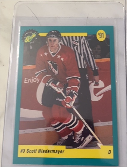1991 Classic #3 Scott Niedermayer — front