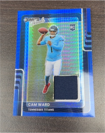 2025 Donruss Optic Donruss Threads #1 Cam Ward — front