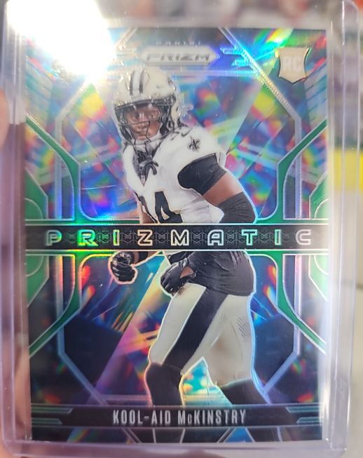 2024 Panini Prizm #7 Kool-Aid McKinstry Prizmatic Green Prizm Rookie Card — front