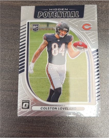 2025 Panini Donruss Optic #10 Colston Loveland Hidden Potential Rookie — front