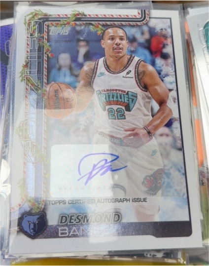 2023-24 Topps Holiday #H102 Desmond Bane — front