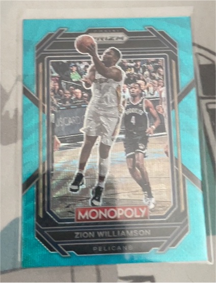 2022-23 Panini Prizm Monopoly #55 Zion Williamson — front