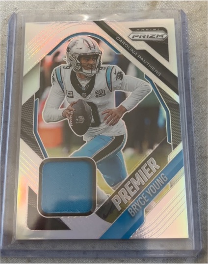 2025 Panini Prizm Premier Patch #PJY-BYG Bryce Young — front