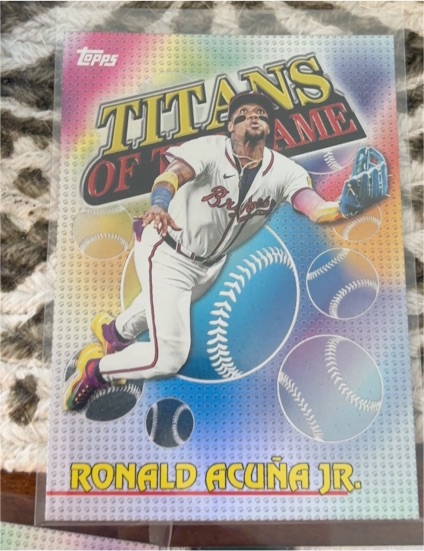 2026 Topps Series 1 Titans of the Game #TOG-7 Ronald Acuña Jr. — front