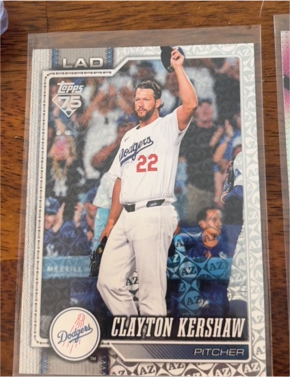 2026 Topps Series 1 #22 Clayton Kershaw — front